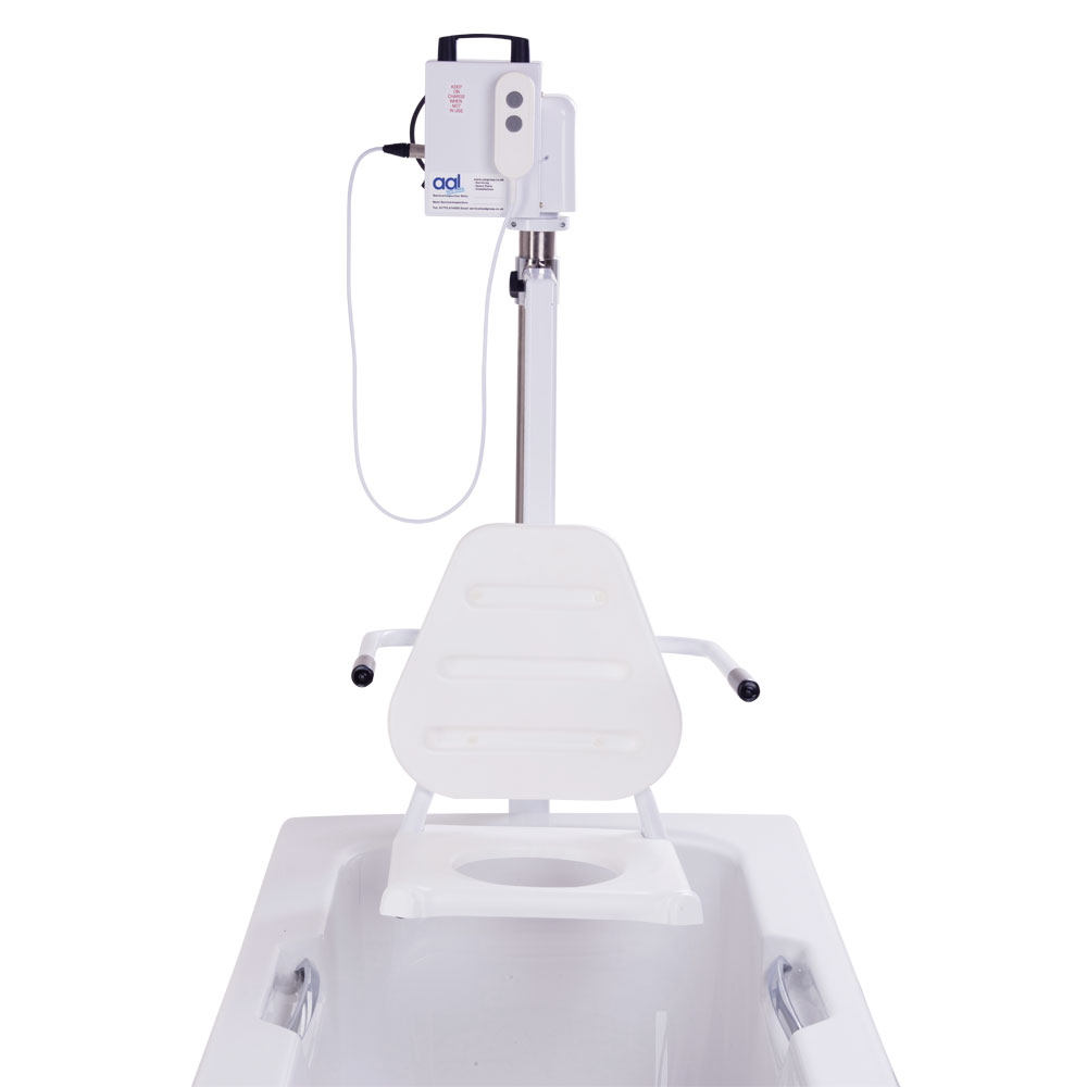 Oxford Mermaid End Fit Electric Bath Lift with Commode Seat